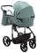 Коляска 2 в 1 Adamex Porto Light ECO кожа 100% SA-20 нефрит