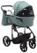 Коляска 2 в 1 Adamex Porto Light ECO кожа 100% SA-20 нефрит