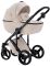 Коляска 2 в 1 Adamex Luciano jeans BC1 бежевий