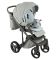 Коляска 2 в 1 Adamex Luciano шкіра 100% Q101 сірий