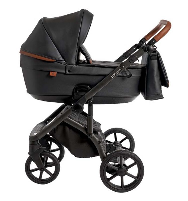 Коляска 2 в 1 Roan Bloom Black Pear, черный