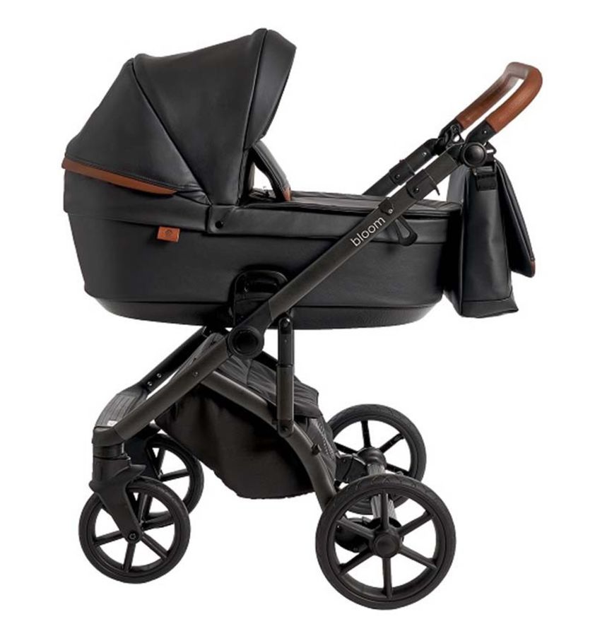 Коляска 2 в 1 Roan Bloom Black Pear, черный