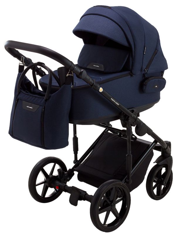 Коляска 2 в 1 Adamex Porto Light Tip TK-12 темно-синий Коляска 2 в 1 Adamex Porto Light Tip TK-12 темно-синий