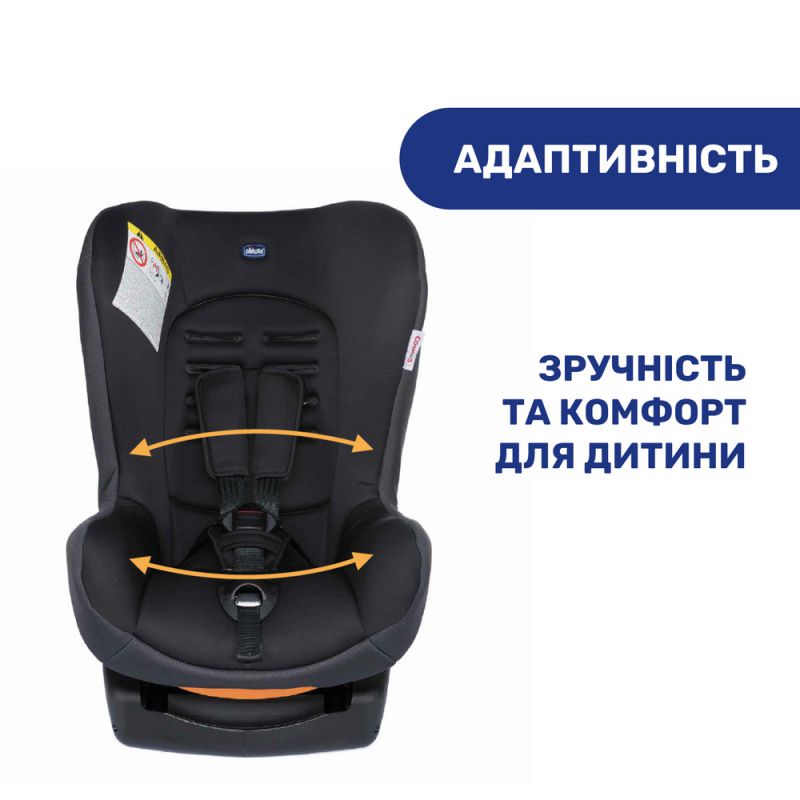 Автокресло Chicco Cosmos, группа 0+/1 Jet Black