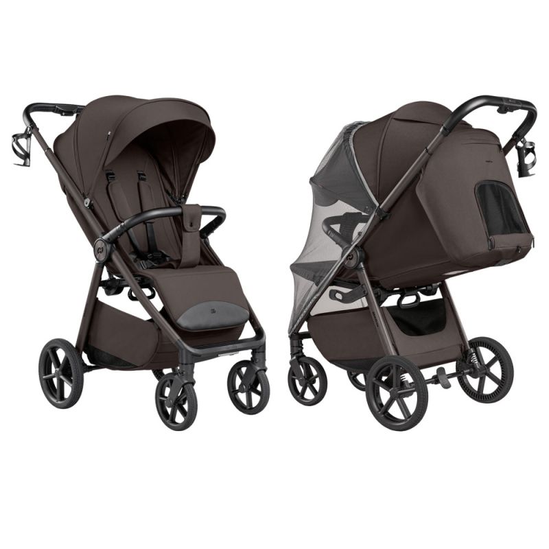 Коляска прогулочная CARRELLO Bravo Lite Deluxe CRL-5529 Supreme Brown
