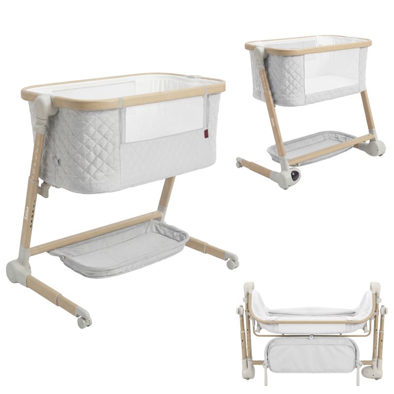Приставная кроватка CARRELLO Salsa CRL-16507 Velora Grey