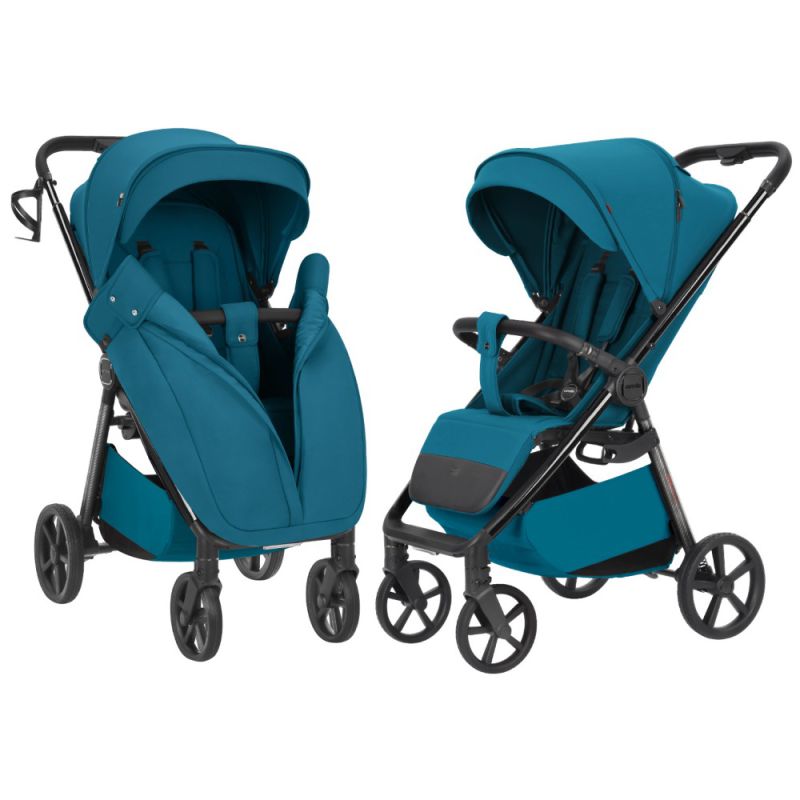 Коляска прогулочная CARRELLO Bravo Carbon CRL-5530 Azure Blue