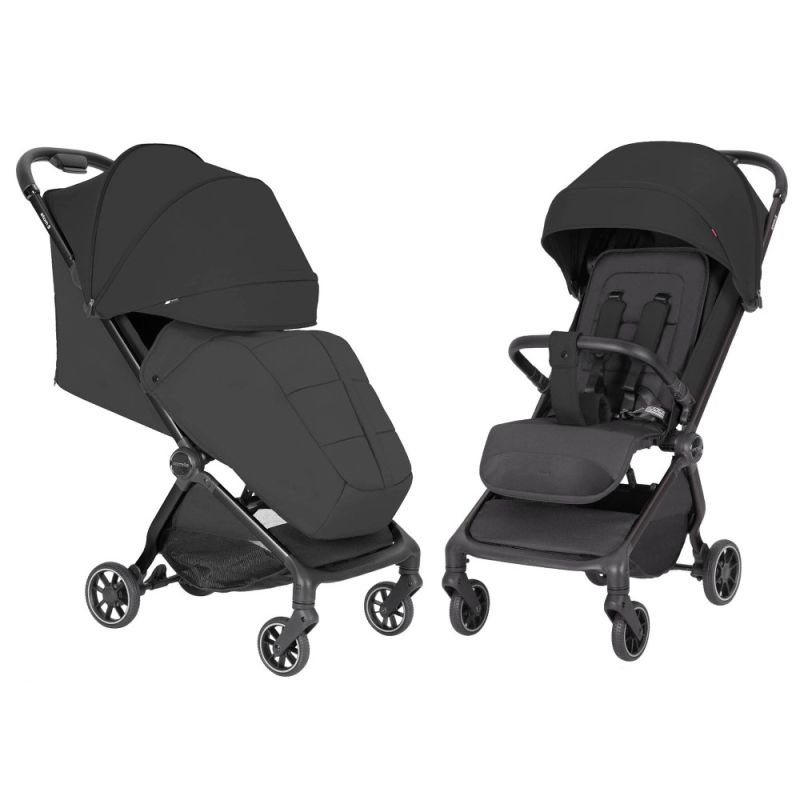 Прогулянкова коляска CARRELLO Atom S CRL-5526 Storm Black