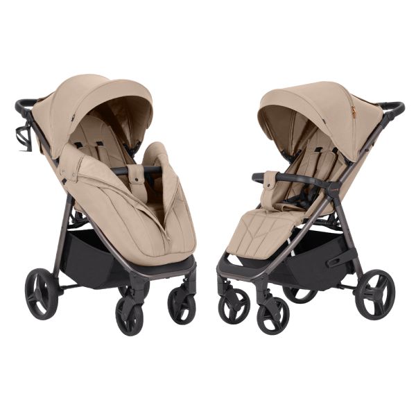Прогулянкова коляска CARRELLO Bravo CRL-8512PU Apricot Beige
