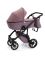 Коляска 2 в 1 Kidex K-Style Lilac Handle Brown