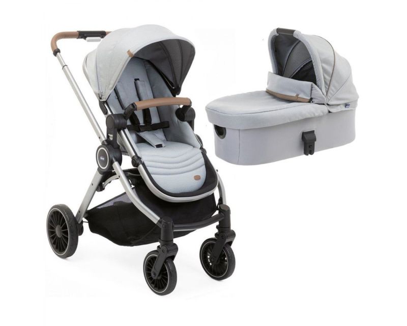 Коляска 2 в 1 Chicco Best Friend Pro Light Silver Leaf