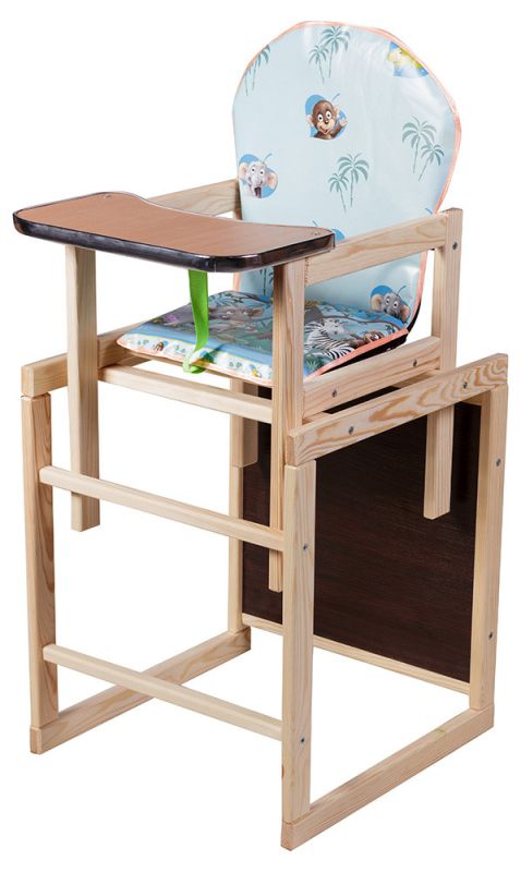 Стільчик-трансформер Наталка Зайчик-11 eko блакитний (сафарі)