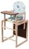 Стільчик-трансформер Наталка Зайчик-11 eko блакитний (сафарі)