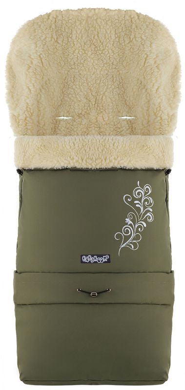 Зимовий конверт Babyroom №20 з подовженням хакі з візерунком