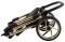 Коляска 2 в 1 Adamex Hybryd Plus Polar (Gold) BR619 черный (золотой люрекс) - золотая кожа
