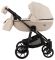 Коляска 2 в 1 Adamex Hybryd Plus BR244 светло-бежевый - бежевая кожа (выдавленная точка)