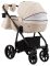 Коляска 2 в 1 Adamex Hybryd Plus BR244 светло-бежевый - бежевая кожа (выдавленная точка)