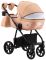 Коляска 2 в 1 Adamex Hybryd Plus BR264 персиковый - медный (принт) атлас