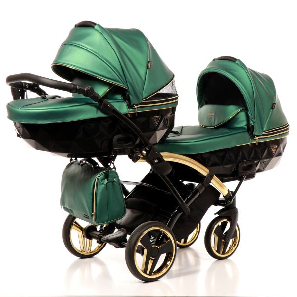 Коляска для двійні Junama Fluo line Duo Slim 02 Коляска для двійні Junama Fluo line Duo Slim 02