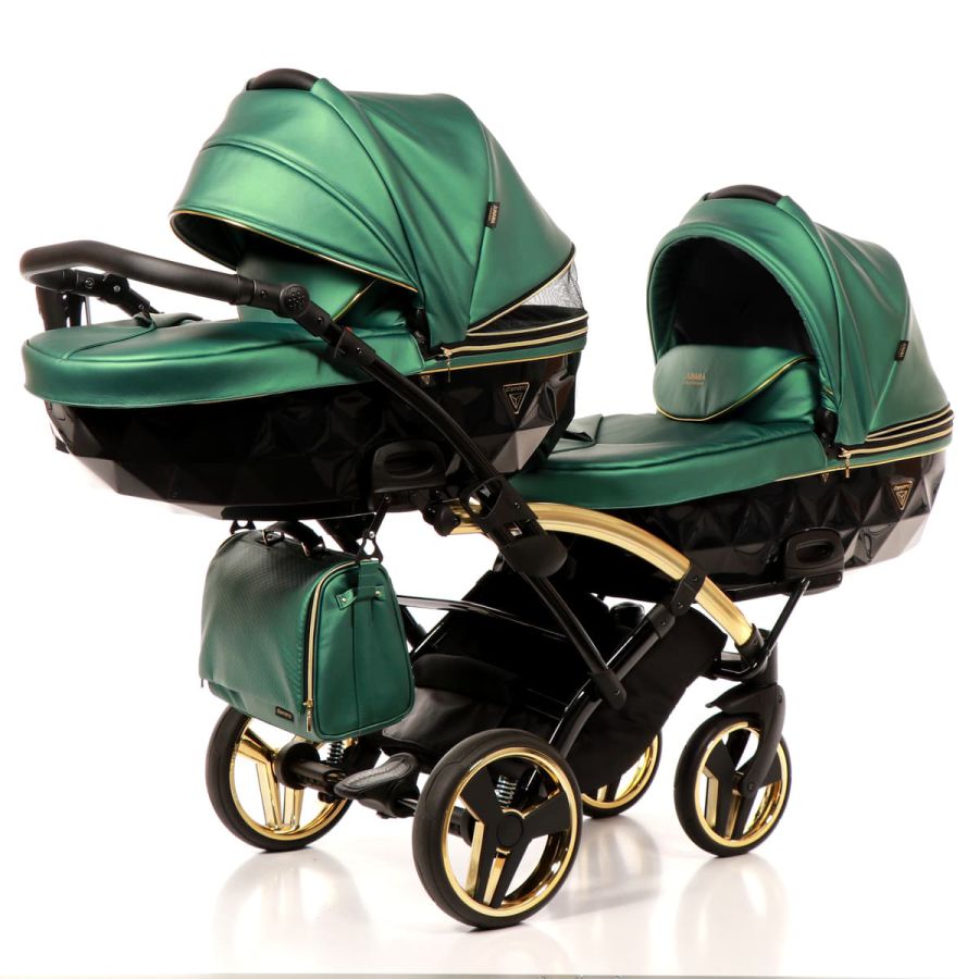 Коляска для двойни Junama Fluo line Duo Slim 02 
