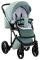 Коляска 2 в 1 Adamex Lucianо CR234 нефрит - нефрит кожа (выдавленная точка)