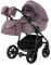 Коляска 2 в 1 Adamex Hybryd Plus BR224 сиреневый - сиреневая кожа (выдавленная точка)
