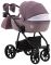 Коляска 2 в 1 Adamex Hybryd Plus BR224 сиреневый - сиреневая кожа (выдавленная точка)