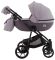 Коляска 2 в 1 Adamex Hybryd Plus BR228 серый - сиреневая кожа (выдавленная точка)