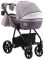 Коляска 2 в 1 Adamex Hybryd Plus BR228 серый - сиреневая кожа (выдавленная точка)