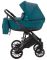 Коляска 2 в 1 Bair Bonita шкіра 100% B-15 морська хвиля