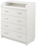 Пеленальный комод Babyroom Комод 4 тел.Big 102x80x50  белый