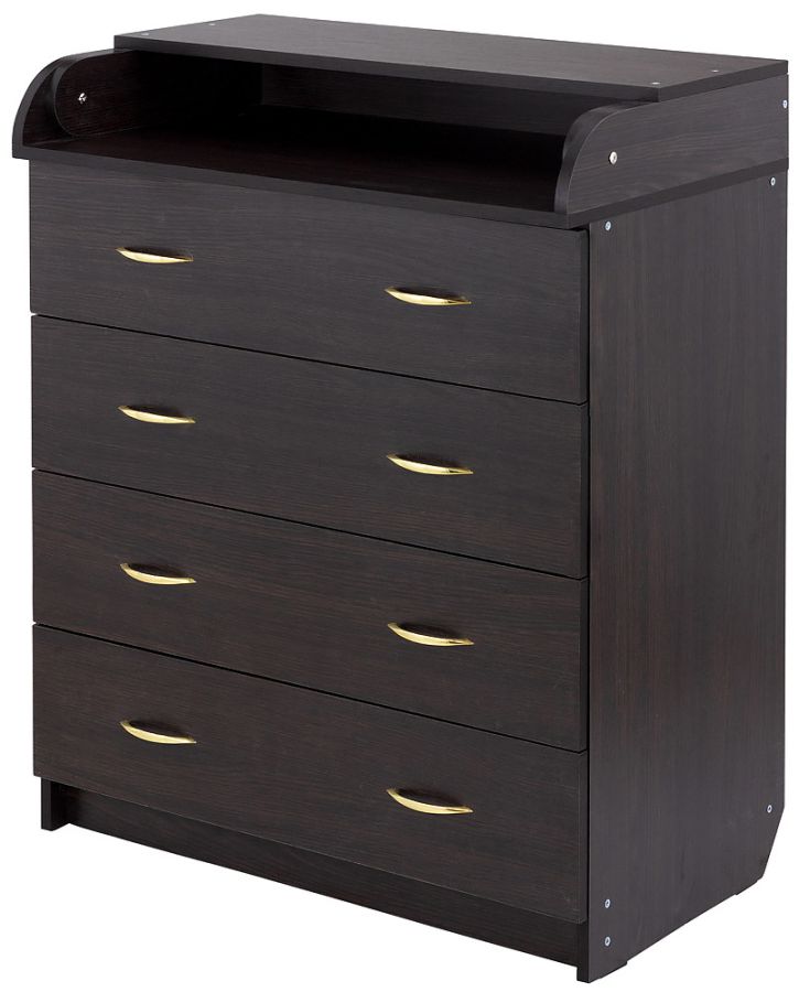 Пеленальный комод Babyroom Комод 4 тел.Big 102x80x50  венге