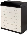 Пеленальный комод Babyroom Комод 4 тел.Big 102x80x50  венге-ваниль