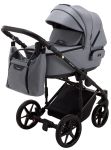 Коляска 2 в 1 Adamex Porto Light Tip TK-60 темно-серый