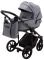 Коляска 2 в 1 Adamex Porto Light Tip TK-60 темно-серый