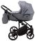 Коляска 2 в 1 Adamex Porto Light Tip TK-60 темно-серый