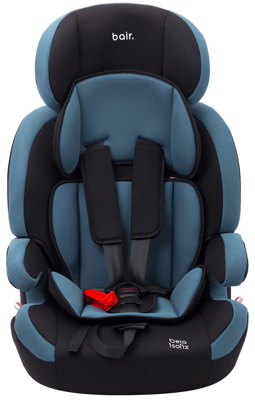 Автокрісло Bair Beta Iso-fix 1/2/3 (9-36 кг) DBI1929 чорний - темно-бірюзовий