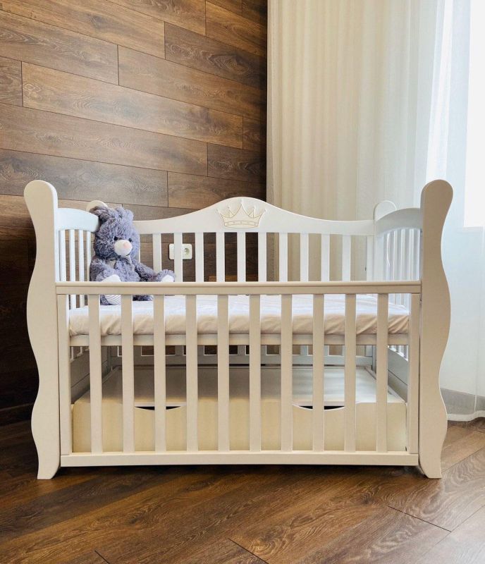 Детская кроватка - диван Angelo Lux - 10 белый