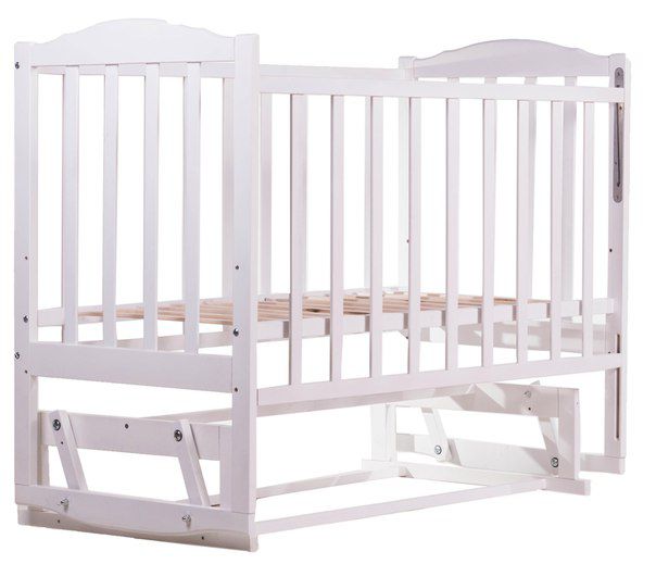 Кровать Babyroom Зайчонок Z201 маятник  белая