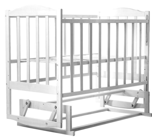 Кровать Babyroom Зайчонок Z201 маятник  белая Кровать Babyroom Зайчонок Z201 маятник  белая