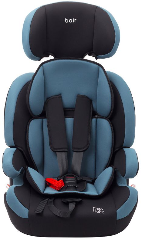 Автокрісло Bair Beta Iso-fix 1/2/3 (9-36 кг) DBI1929 чорний - темно-бірюзовий