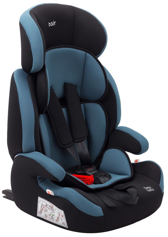 Автокрісло Bair Beta Iso-fix 1/2/3 (9-36 кг) DBI1929 чорний - темно-бірюзовий