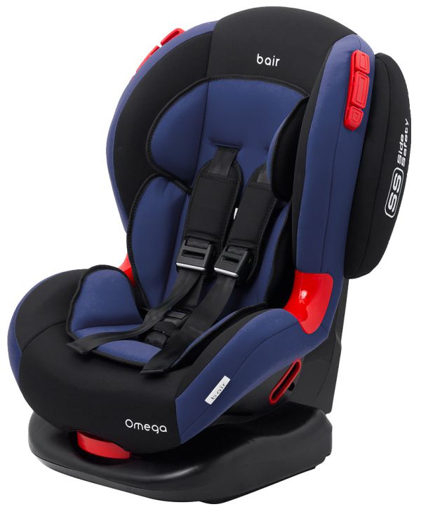 Автокрісло Bair Omega 1/2 (9-25 кг) DO2437 чорний - індиго Автокрісло Bair Omega 1/2 (9-25 кг) DO2437 чорний - індиго