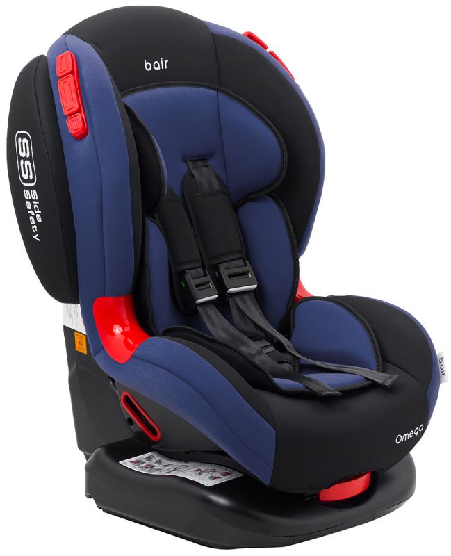 Автокрісло Bair Omega 1/2 (9-25 кг) DO2437 чорний - індиго