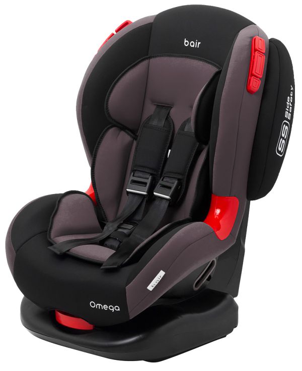 Автокрісло Bair Omega 1/2 (9-25 кг) DO2435 чорний - сірий смоки