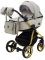 Коляска 2 в 1 Adamex Barcelona  Polar (Gold) BR451