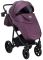 Коляска 2 в 1 Adamex Hybryd Plus кожа 100% Y233CZ фиолетовый (перламутр)