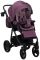 Коляска 2 в 1 Adamex Barcelona кожа 100% Y233 фиолетовый (перламутр)
