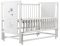 Кровать Babyroom Медвежонок M-02 маятник, откидной бок  бук белый