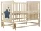Кровать Babyroom Звездочка Z-02 маятник, откидной бок  бук слоновая кость